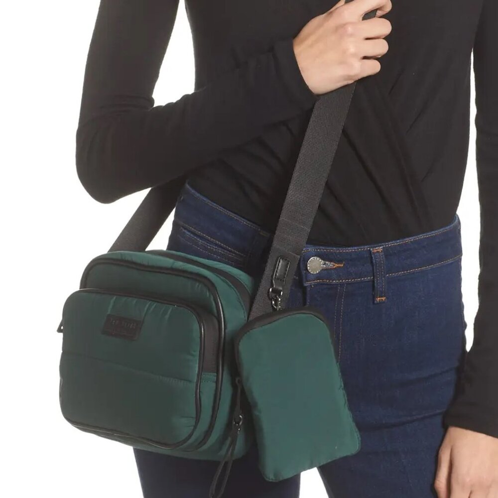 NWT TED BAKER Niqita Puffer Camera Bag, Vacation, Travel, Streetwear